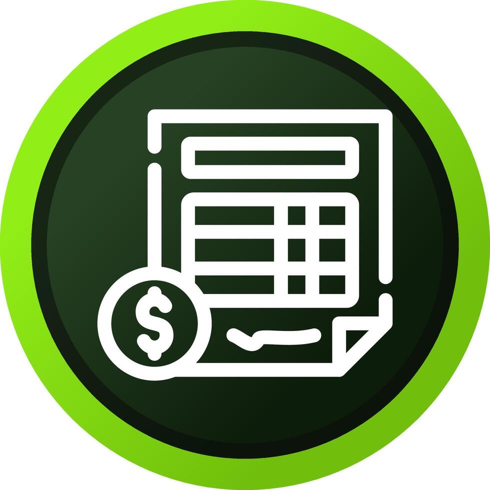 Invoice Creative Icon Design vector