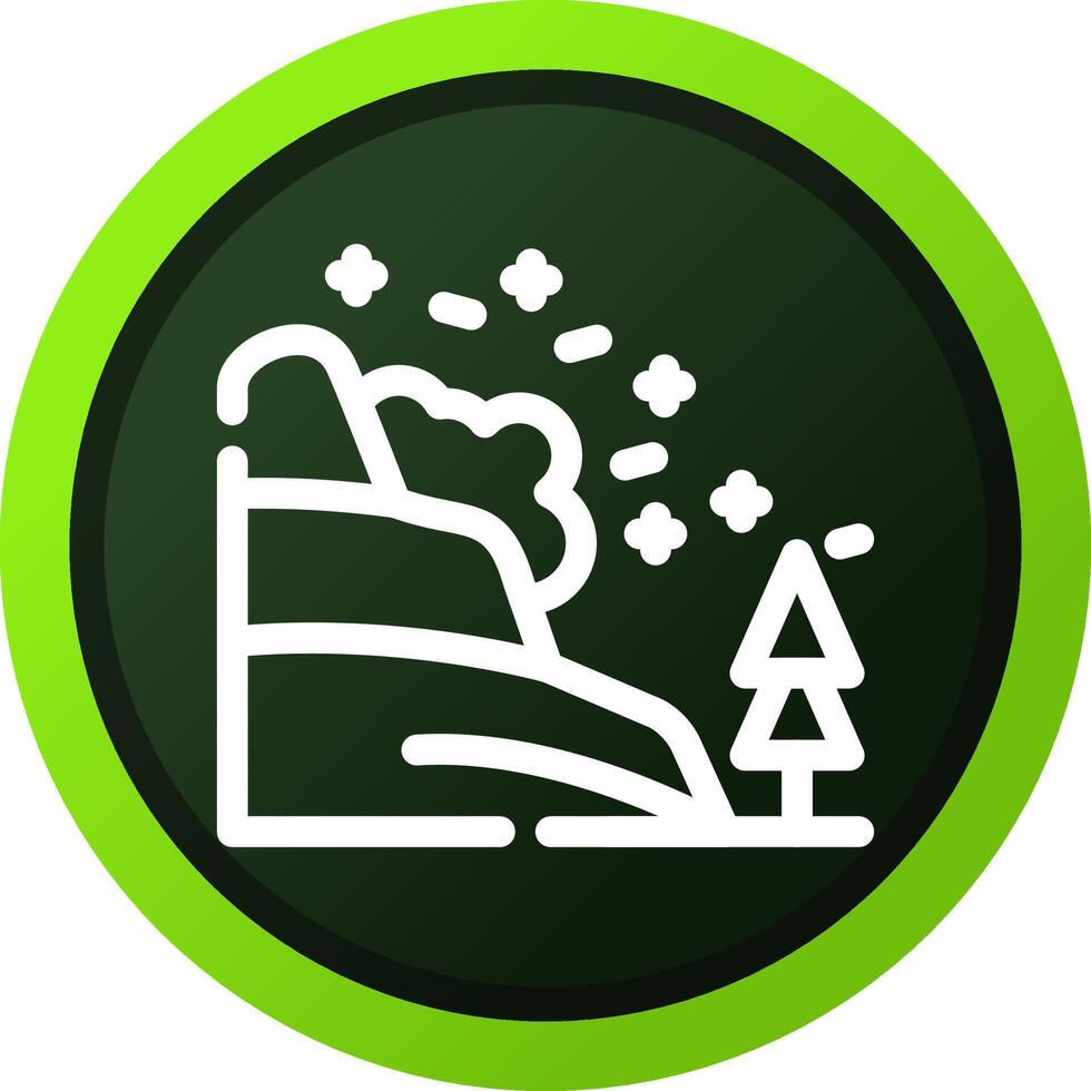 Avalanche Creative Icon Design vector