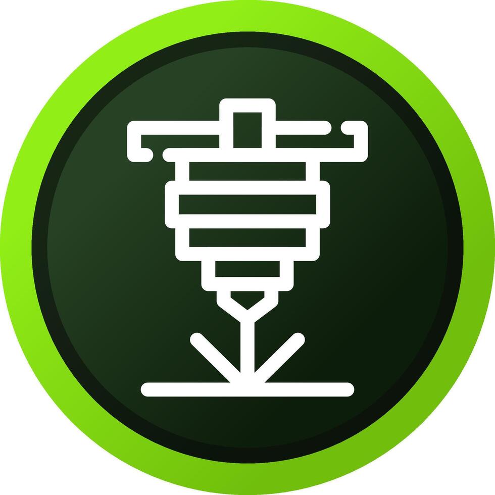Laser Cutting Creative Icon Design vector