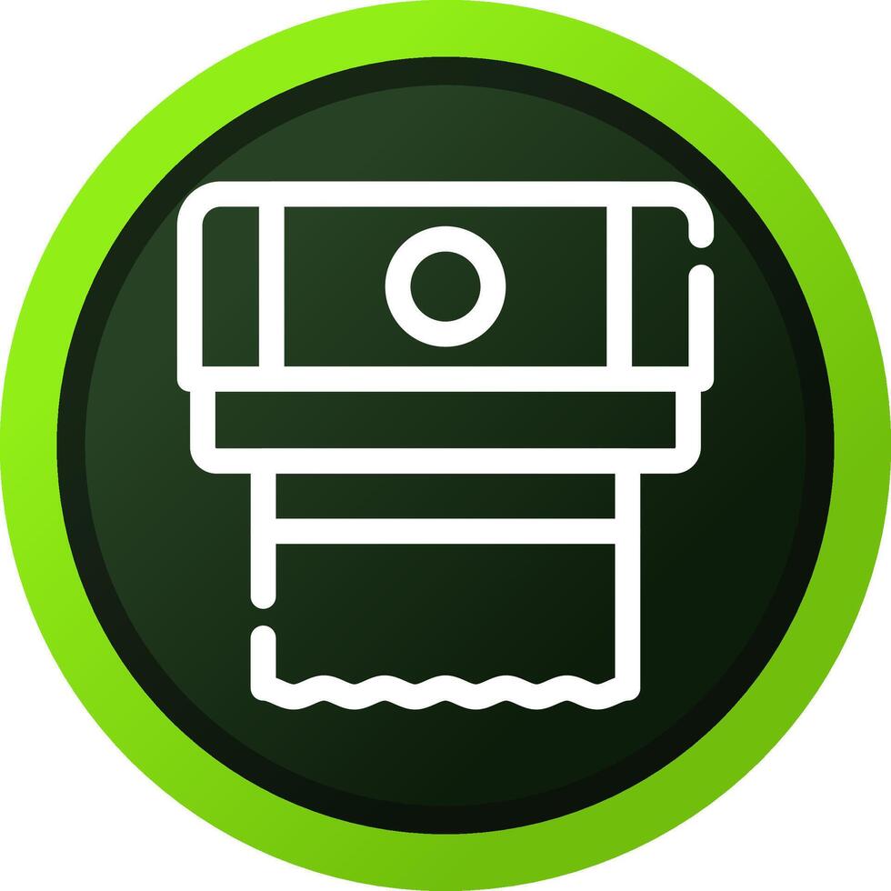 Paper Towel Creative Icon Design vector