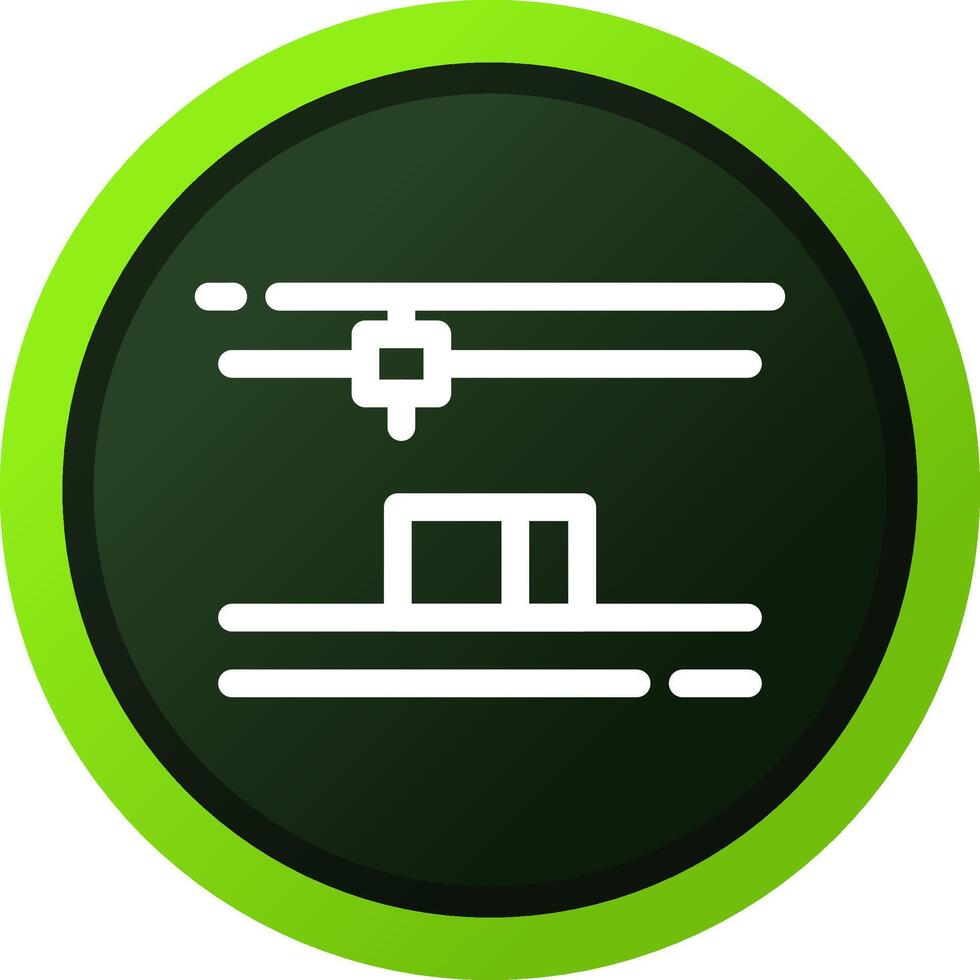 3D Printing Creative Icon Design vector