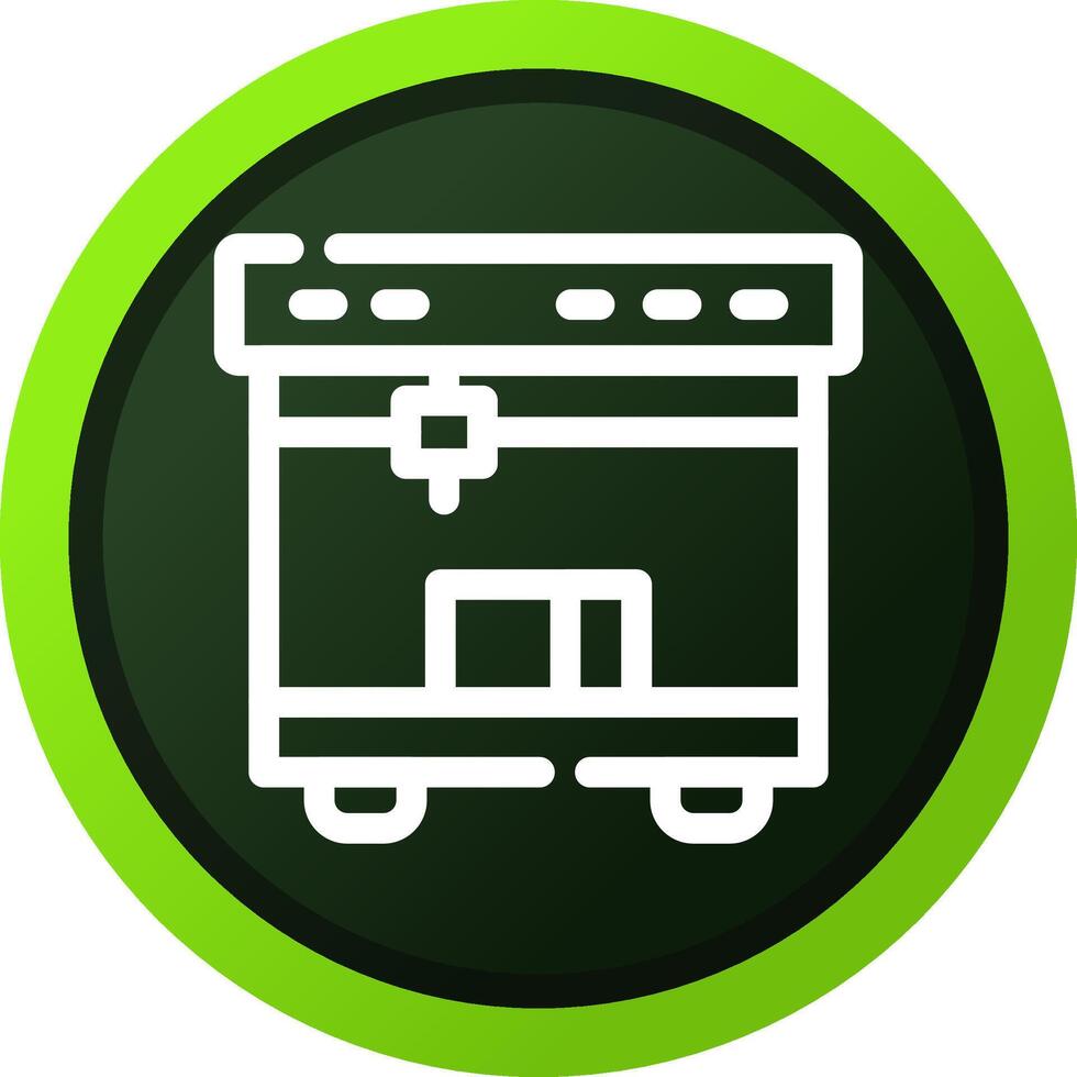 3D Printing Creative Icon Design vector