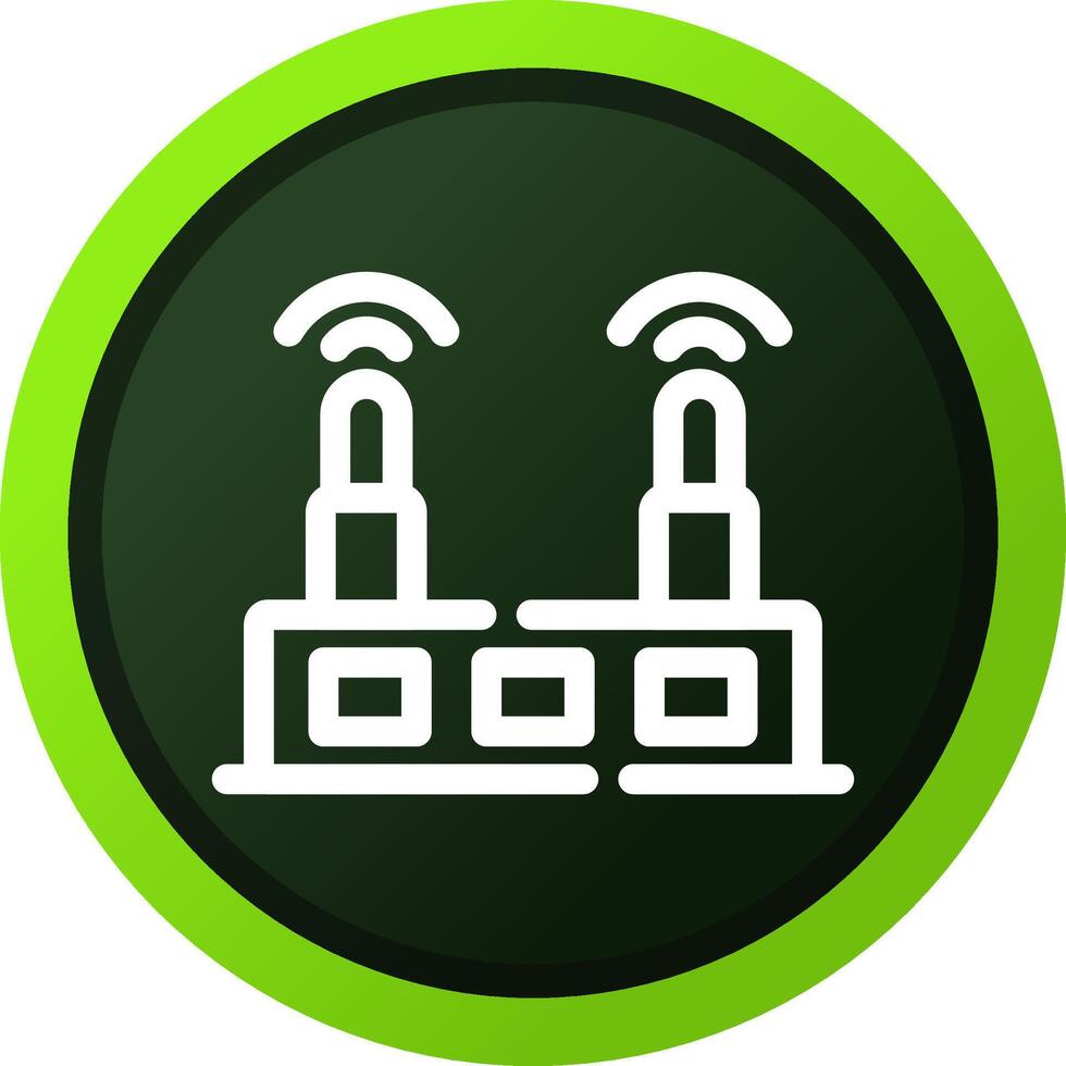 Wifi Router Creative Icon Design vector