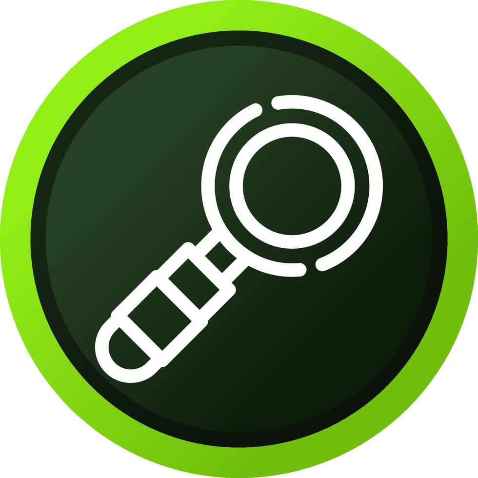 Magnifying Glass Creative Icon Design vector
