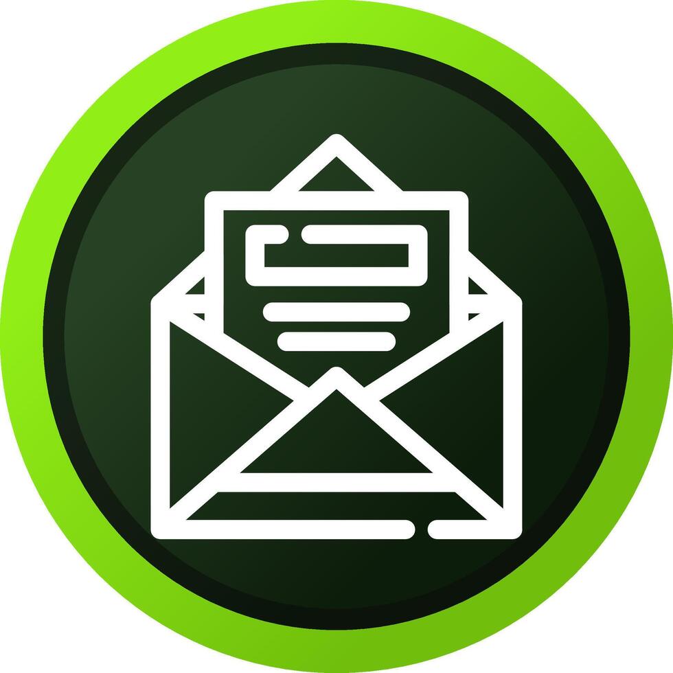 Open Email Creative Icon Design vector