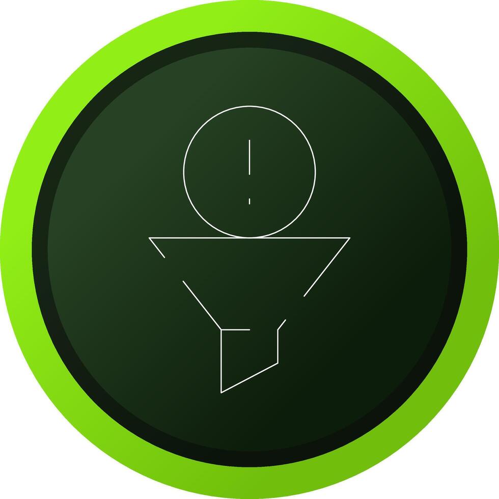 Filtering Creative Icon Design vector
