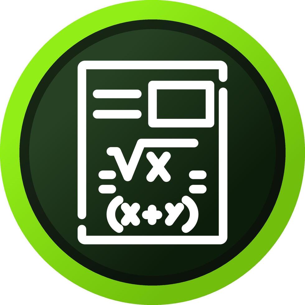 Maths Creative Icon Design vector