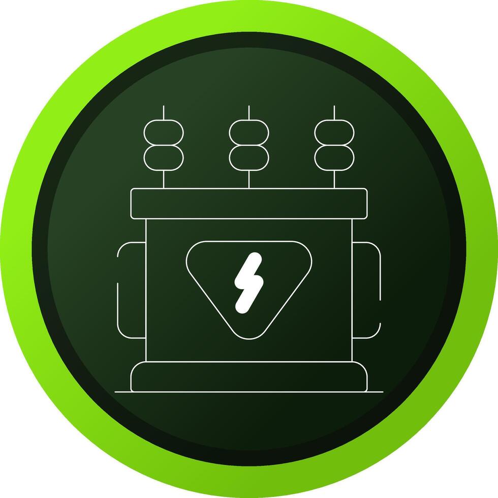 Power Transformer Creative Icon Design vector