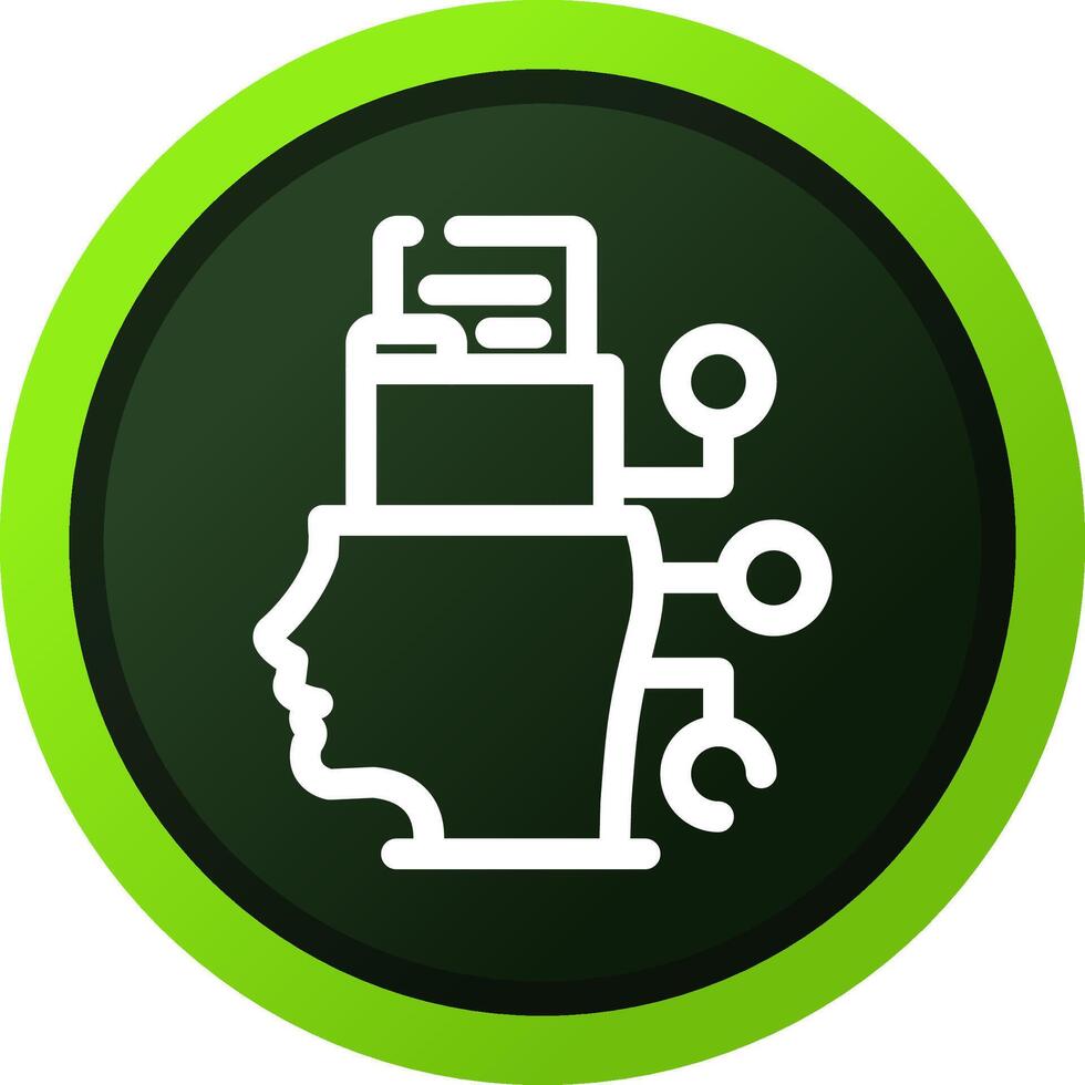 Intelligent Data Creative Icon Design vector