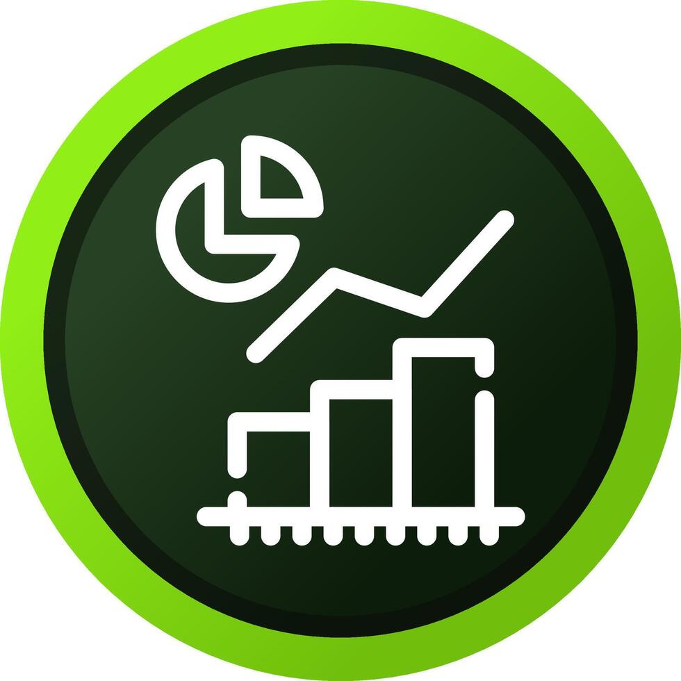 Statistical Analysis Creative Icon Design vector