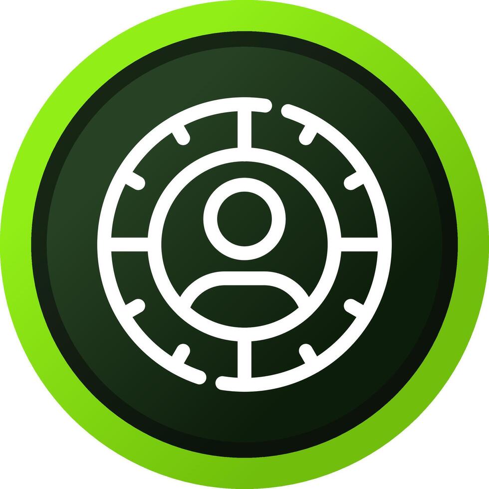 Target Audience Creative Icon Design vector