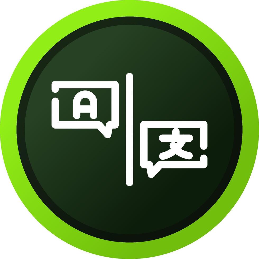 Language Barrier Creative Icon Design vector