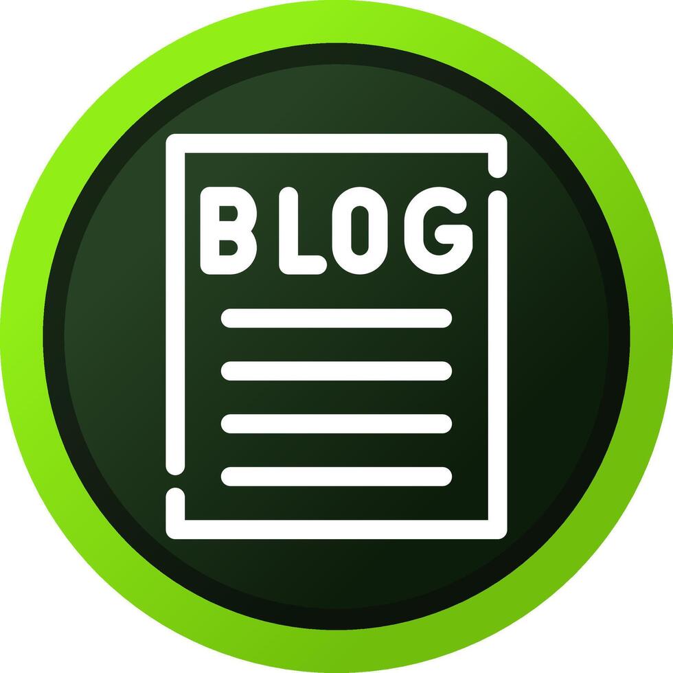 Blogging Creative Icon Design vector