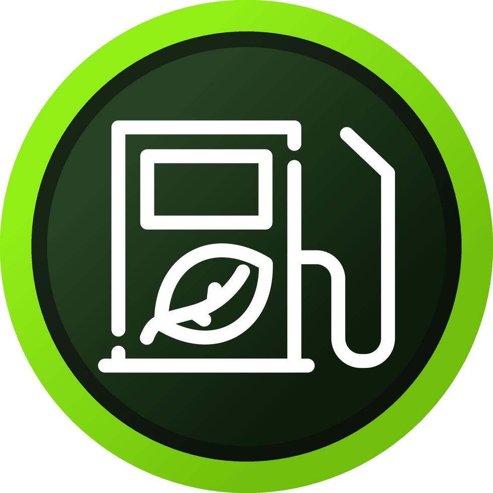 Fuel Ecology Creative Icon Design vector