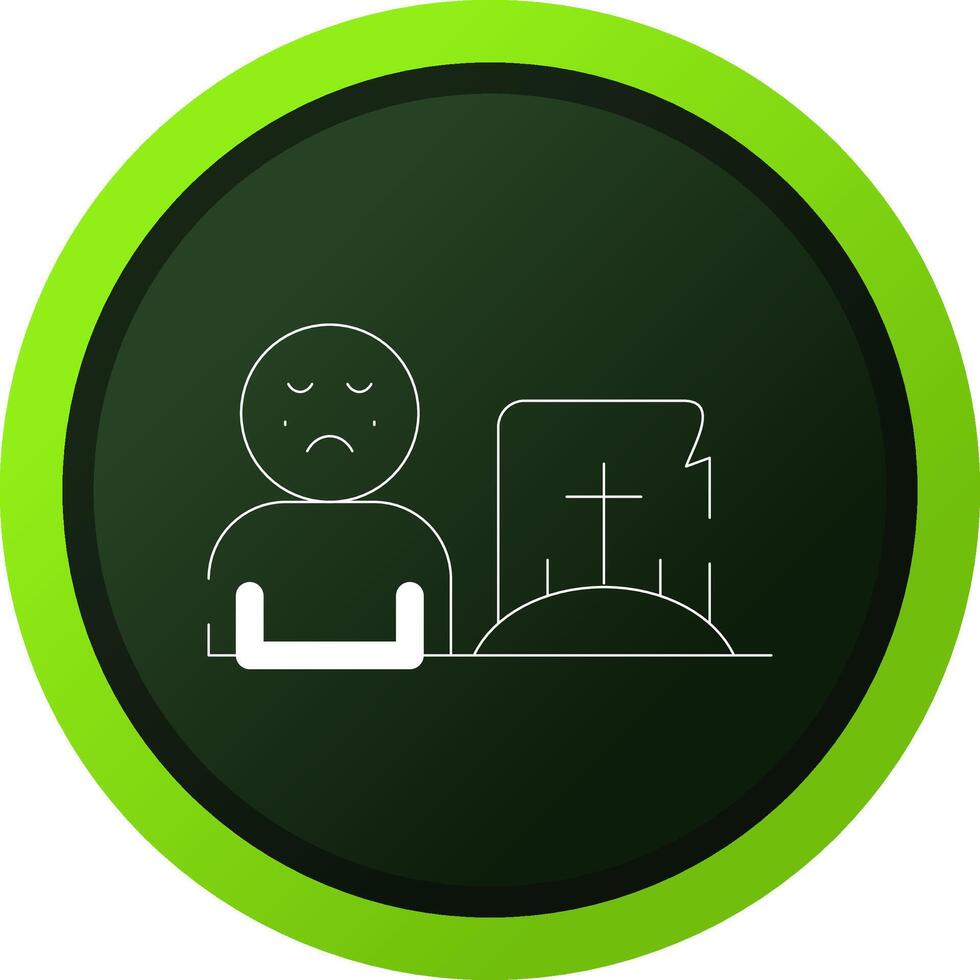 Grave Creative Icon Design vector
