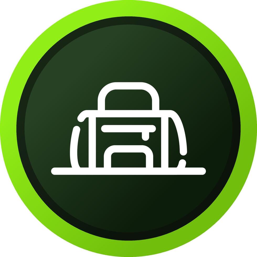 Sport Bag Creative Icon Design vector