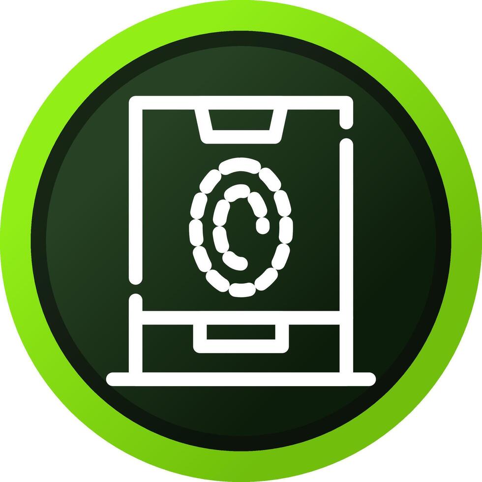 Smart Identification Creative Icon Design vector