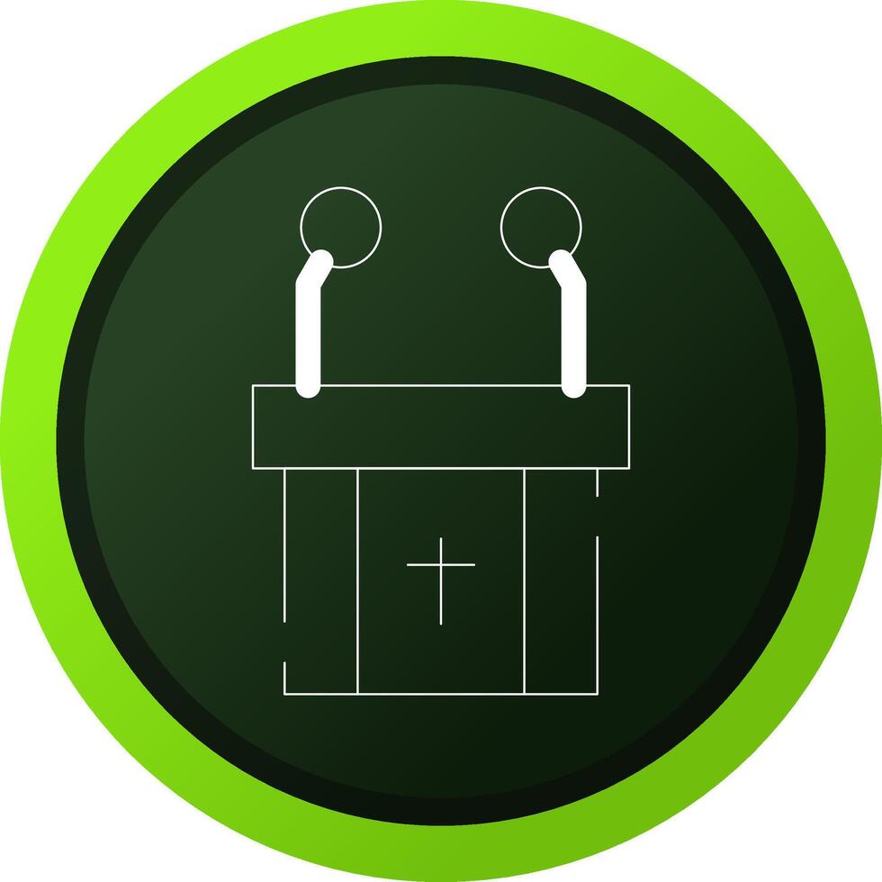 Pulpit Creative Icon Design vector