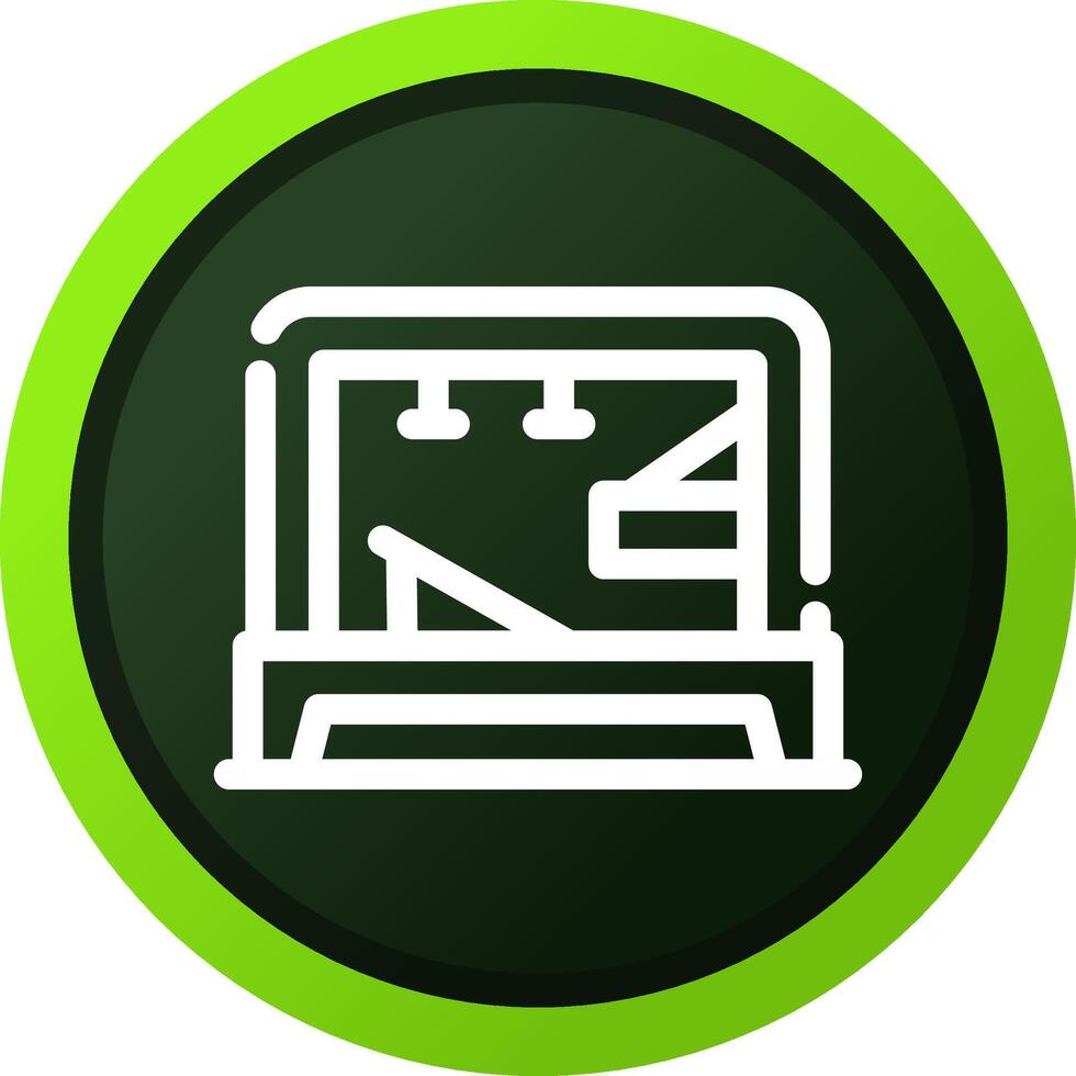 Pilates Tower Creative Icon Design vector
