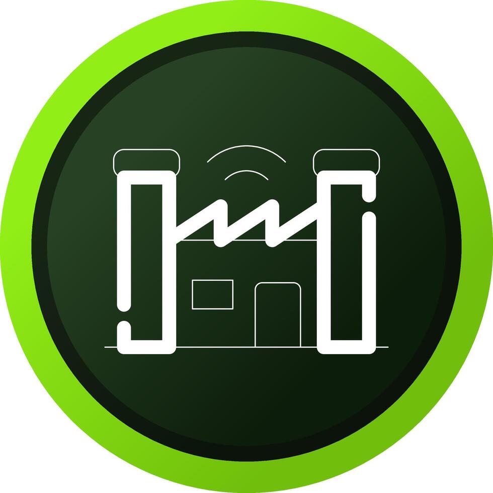 Smart Factory Creative Icon Design vector