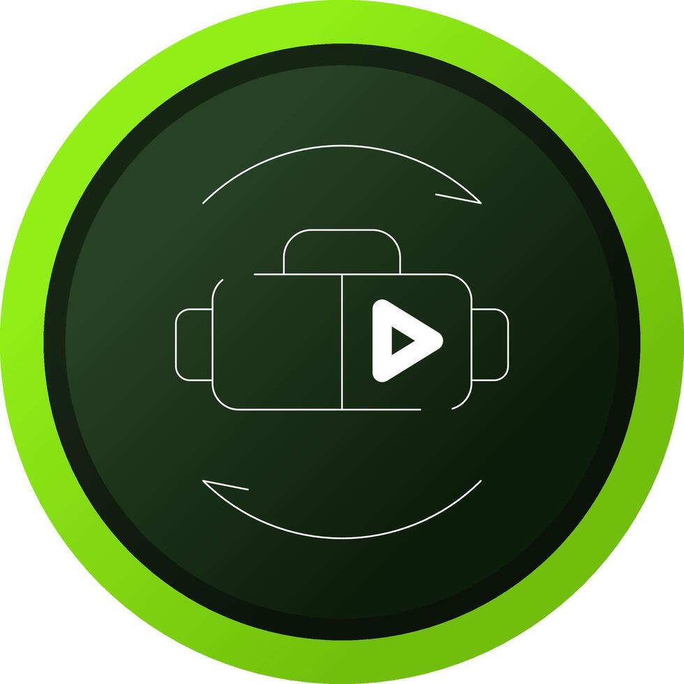 Virtual Reality Creative Icon Design vector