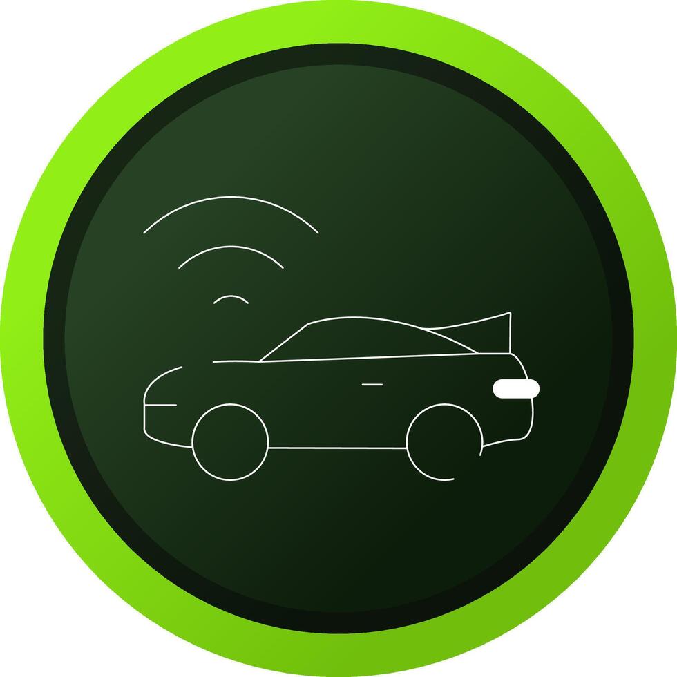 Smart Car Creative Icon Design vector