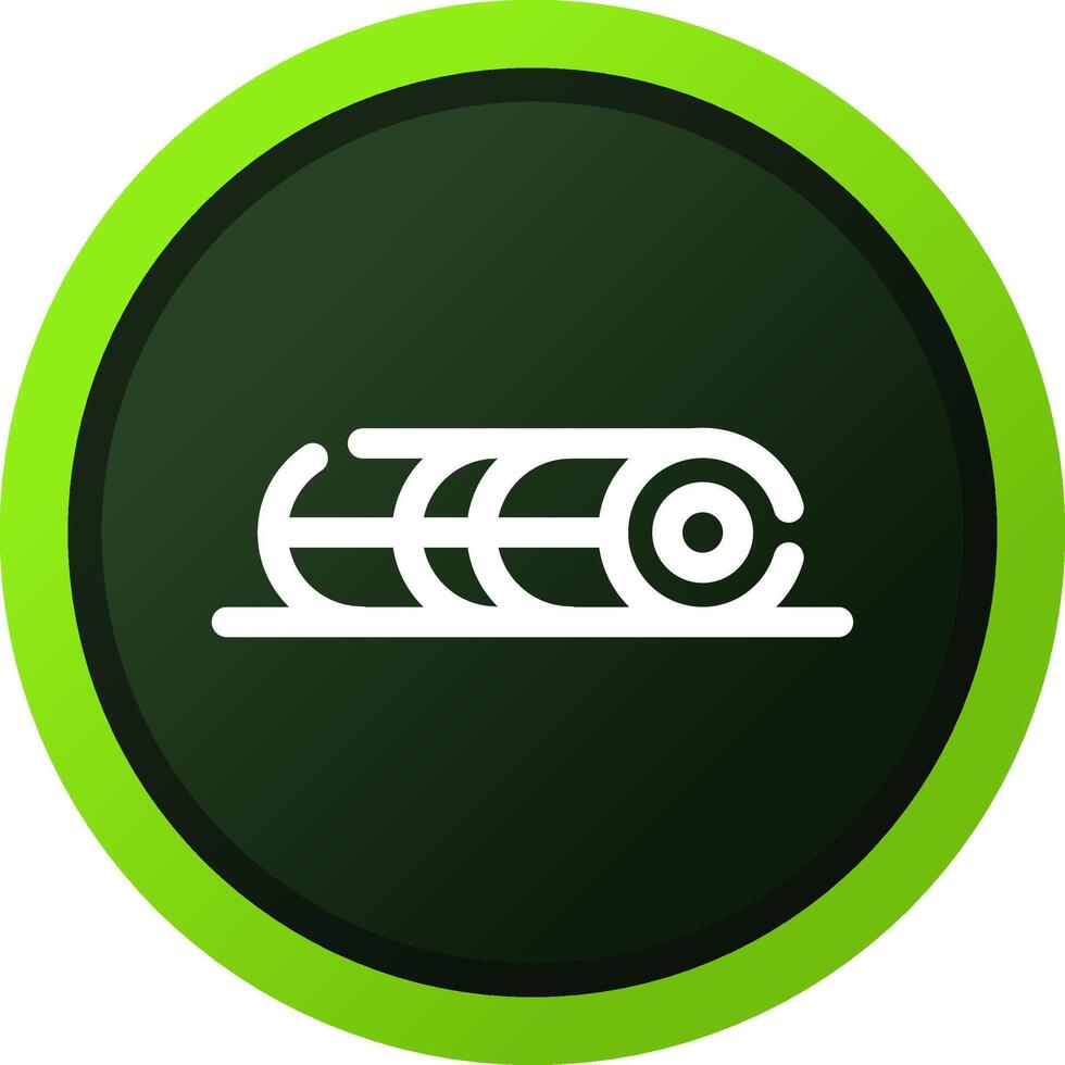 Foam Roller Creative Icon Design vector