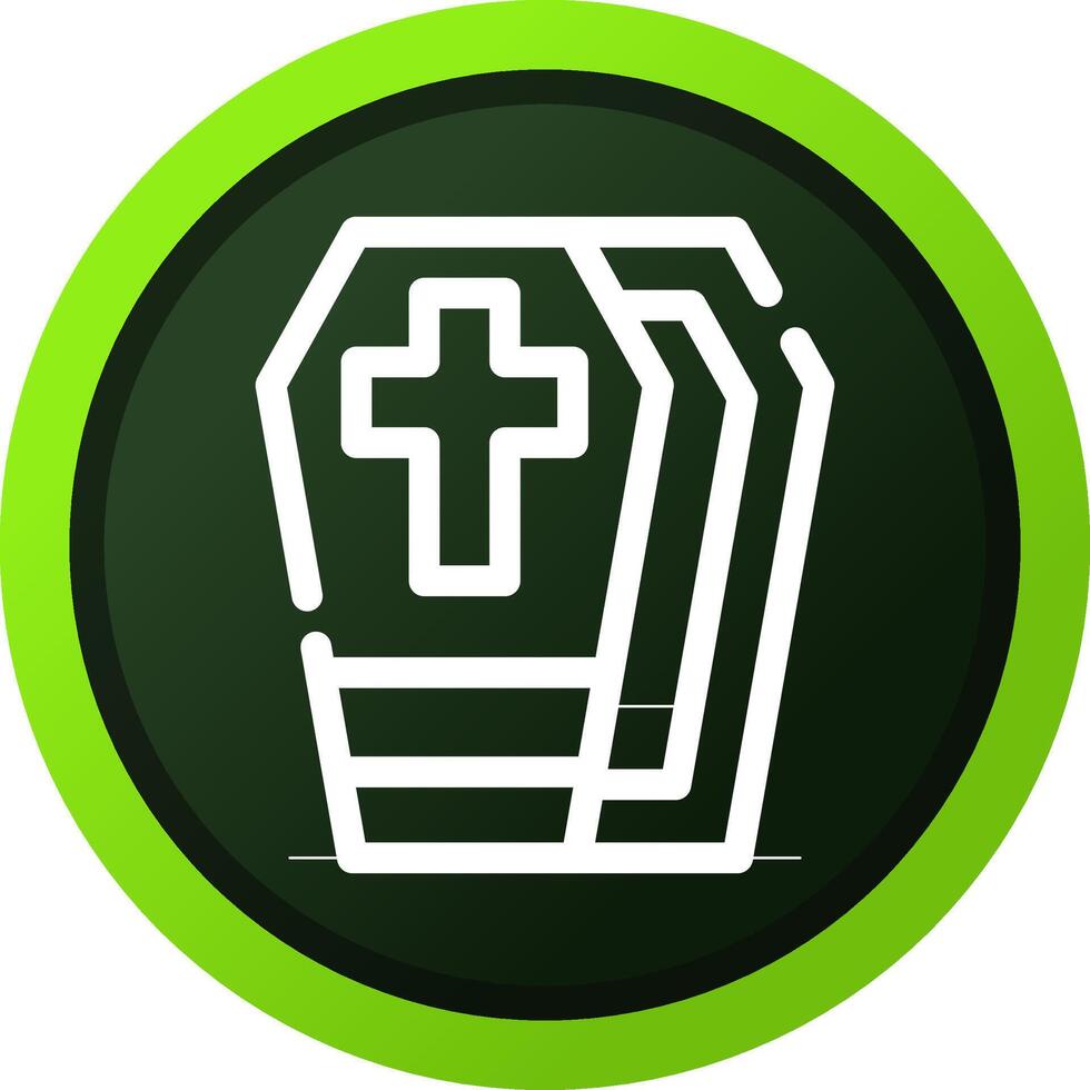 Coffin Creative Icon Design vector