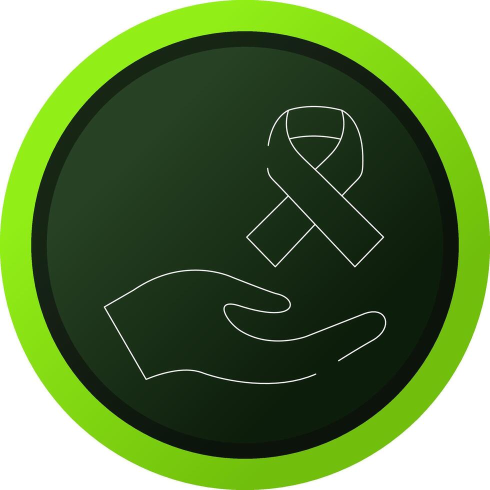 Cancer Diagnosis Creative Icon Design vector