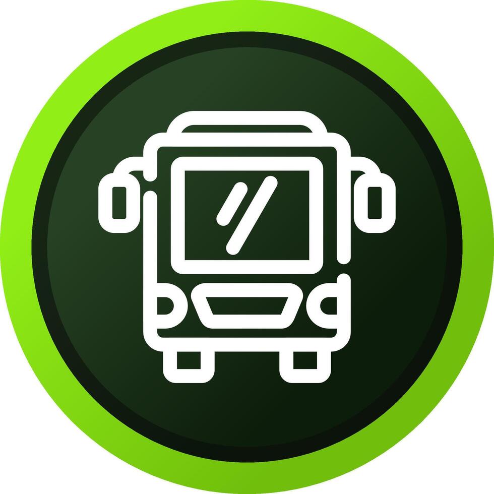 Bus Creative Icon Design vector