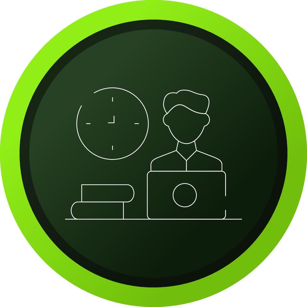 Work Habits Creative Icon Design vector