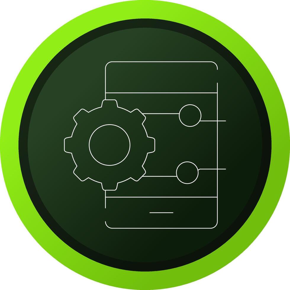 Project Management App Creative Icon Design vector