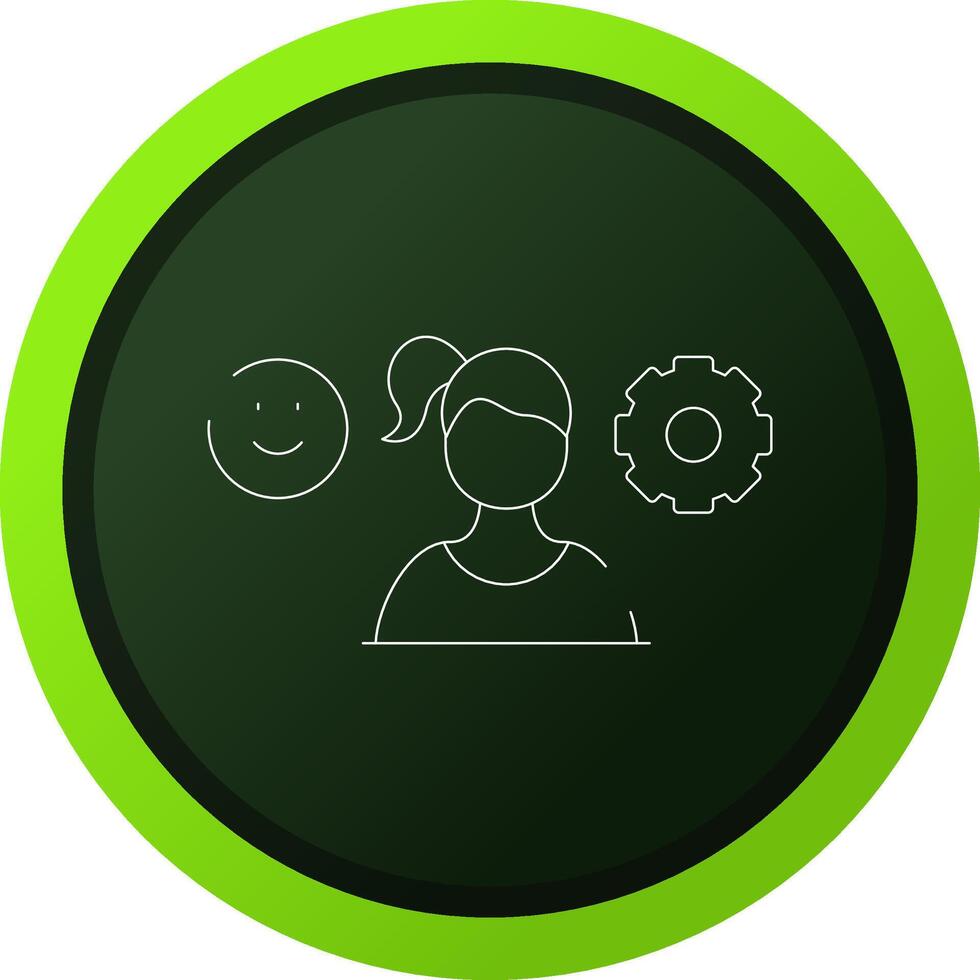Managing Emotions Creative Icon Design vector