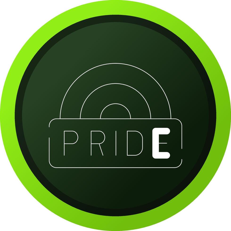 glyph Gradient Box Design vector