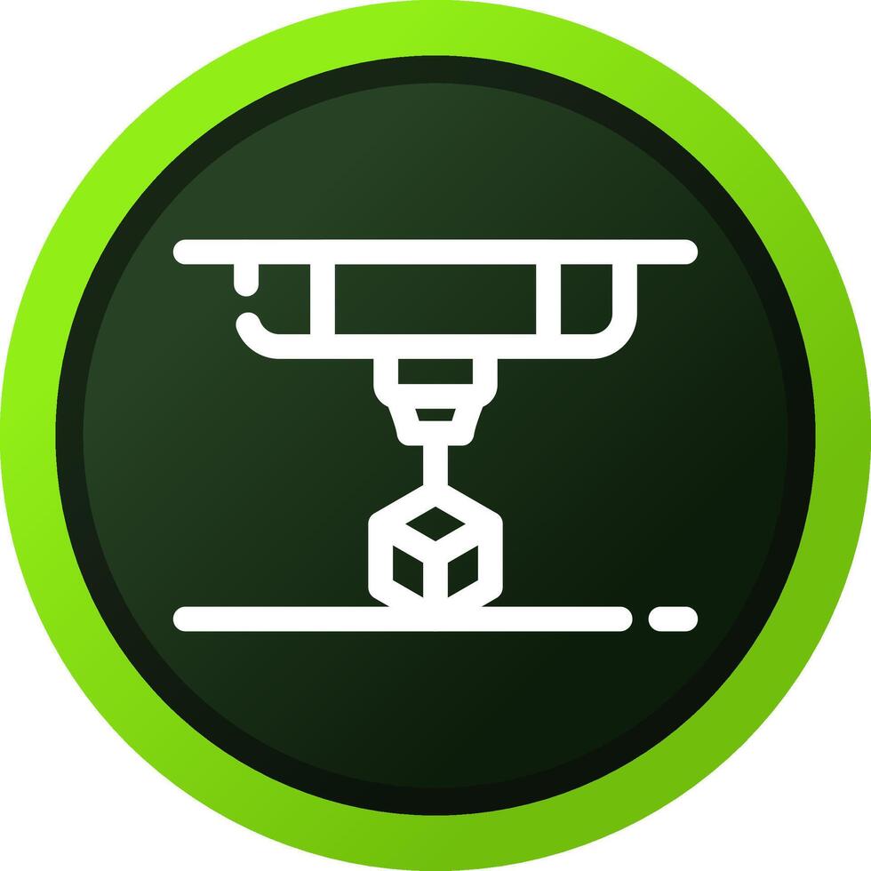 3D Printing Creative Icon Design vector