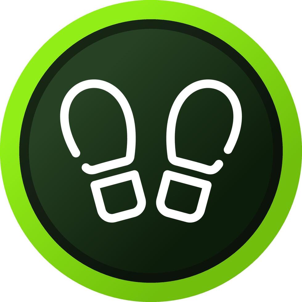 Footprint Creative Icon Design vector