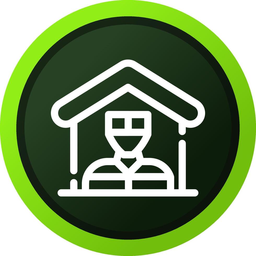 Mortgage Fraud Creative Icon Design vector