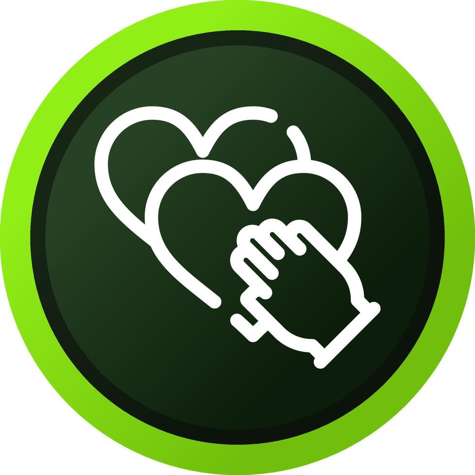 Make a Pledge Creative Icon Design vector