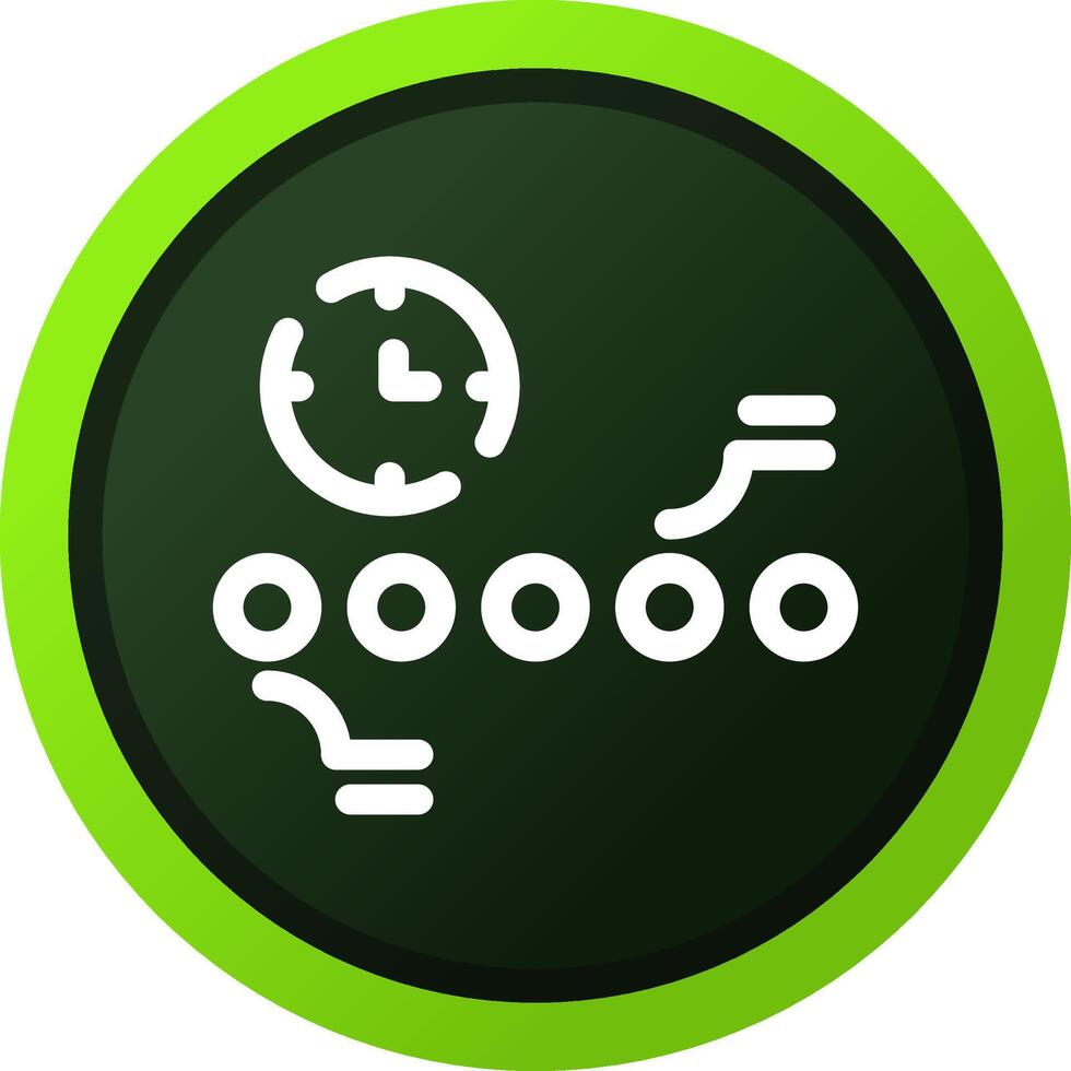 Circle Accent Timeline Creative Icon Design vector