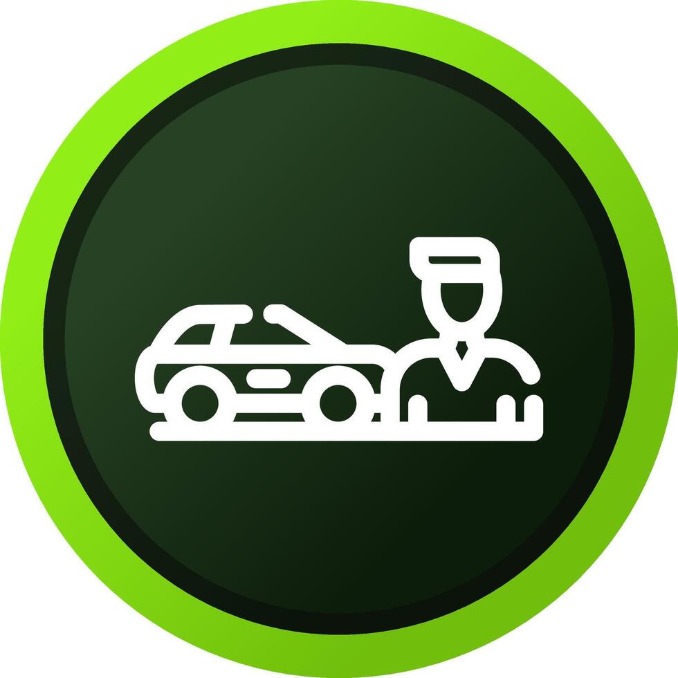 Used Car Dealership Creative Icon Design vector