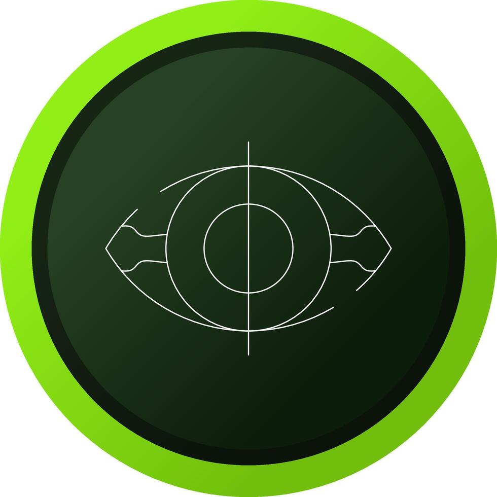 Color Blindness Creative Icon Design vector