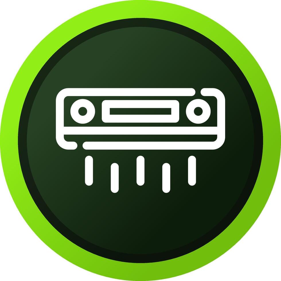 Air Conditioning Creative Icon Design vector