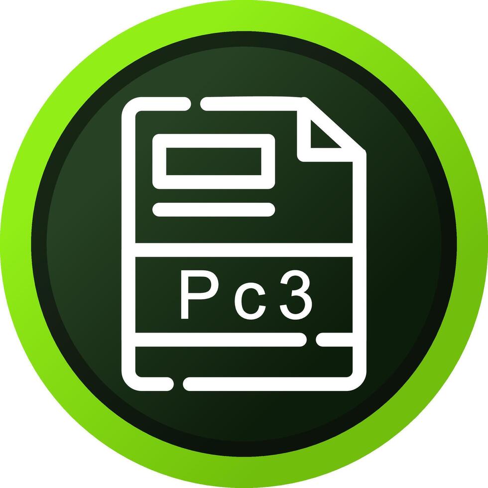 PC3 Creative Icon Design vector