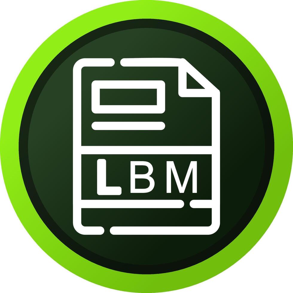 LBM Creative Icon Design vector