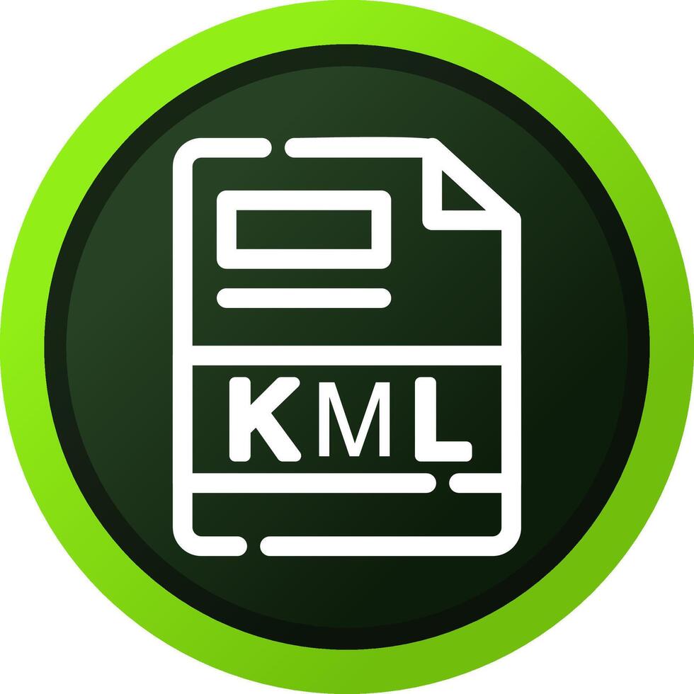 KML Creative Icon Design vector
