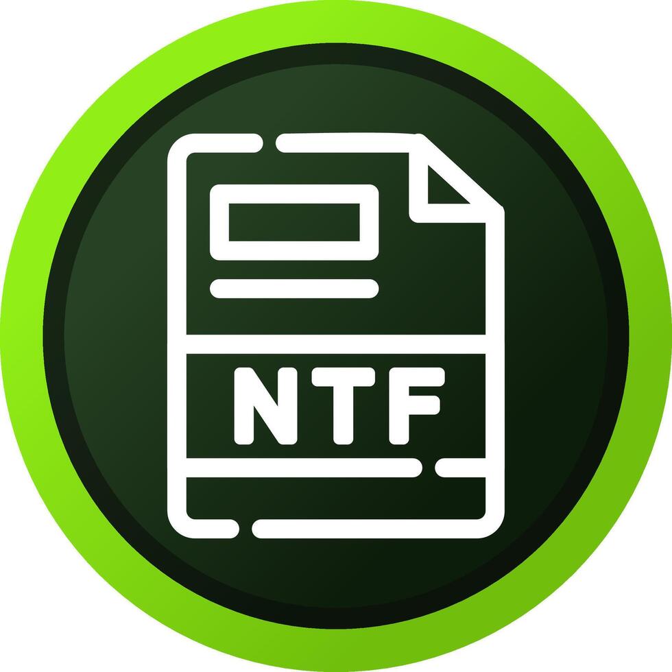 NTF Creative Icon Design vector