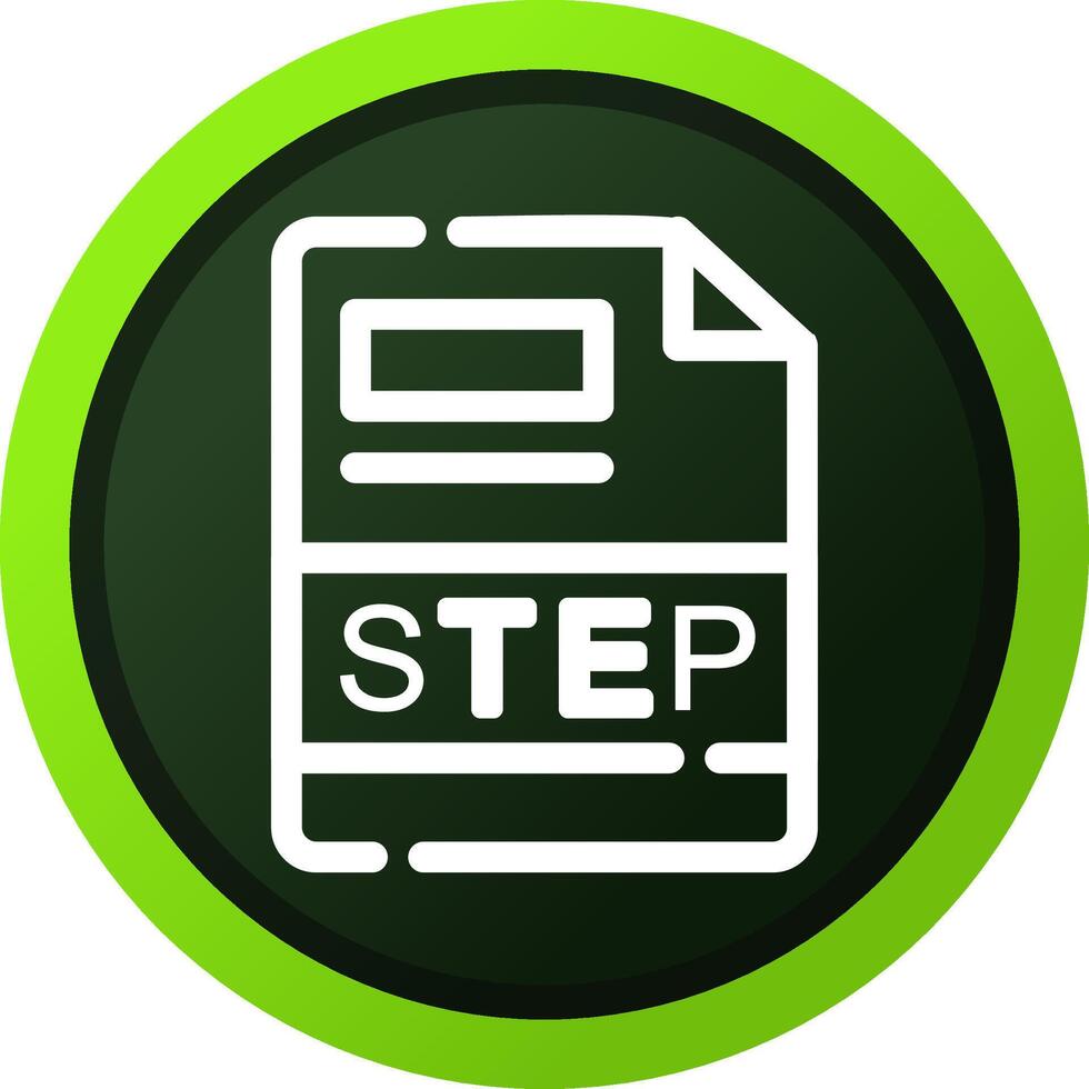 STEP Creative Icon Design vector