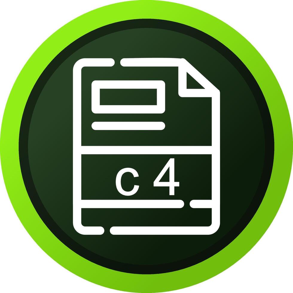 c4 Creative Icon Design vector