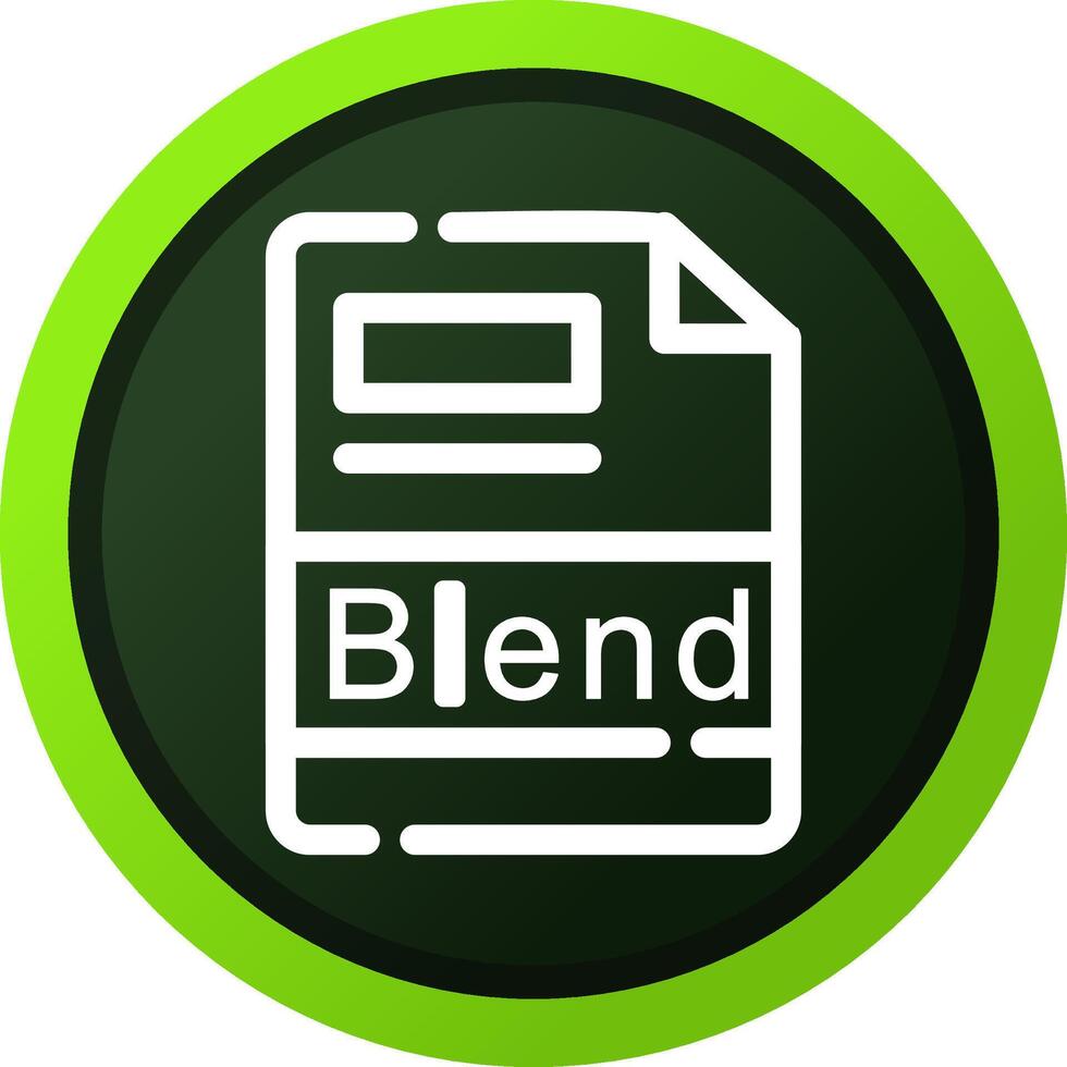 Blend Creative Icon Design vector