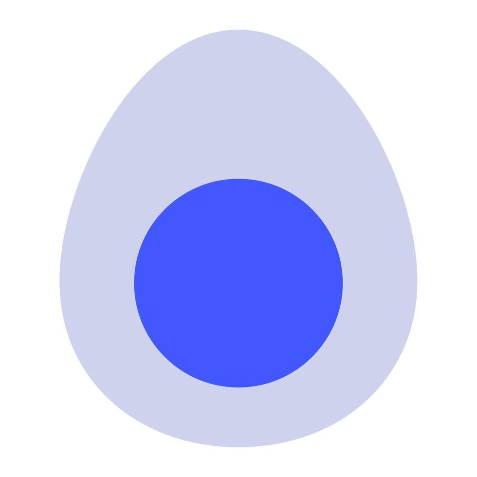 Egg Icon Food and Beverages for Web, app, uiux, infographic, etc vector